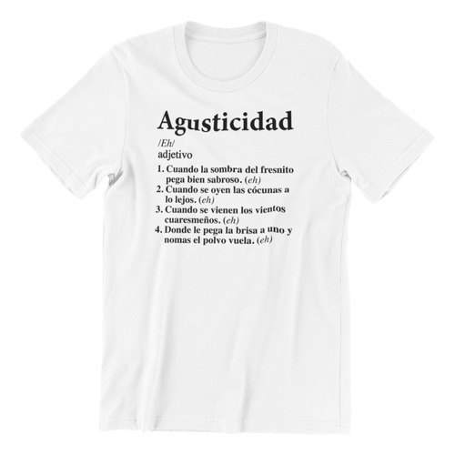 Que Agusticidad | Playera De Hombre Con Estampado Digital