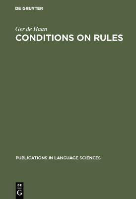 Libro Conditions On Rules : The Proper Balance Between Sy...