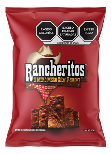 3 Pack Frituras Rancheritos Sabritas 225