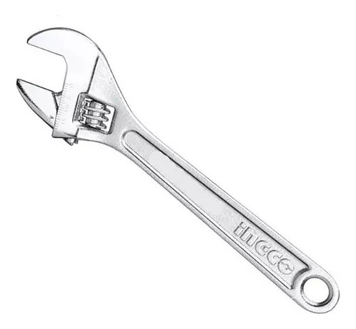 Llave Francesa Ajustable 8 Pul Ingco Hadw131082 Color Gris