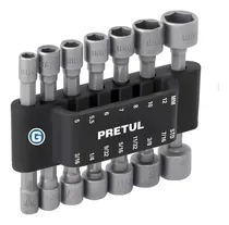 Comprar Set Juego Taladro Dados 14 Puntas Hexagonales Pretul 12844