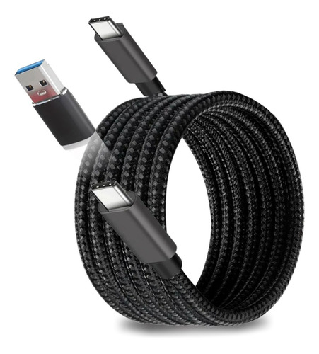 Cable Carga Rapida Usb C De 100w 5a Trenzado 2m + Adaptador 