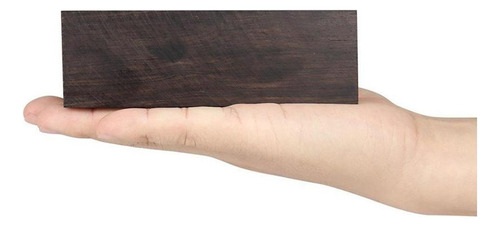 1 X Material Artesanal De Madera De Bloque De Ébano Hágalo