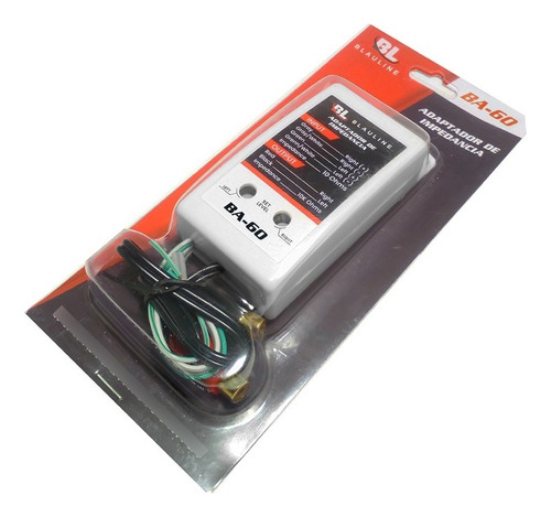 Adaptador De Impedancia Potencia 2 Canales Blauline Bm60