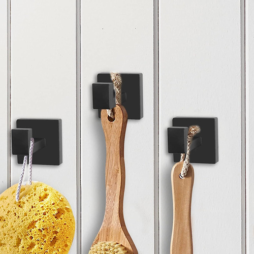 8 Ganchos Mixtos Para Toallas De Baño (4 Piezas Cuadrados 4