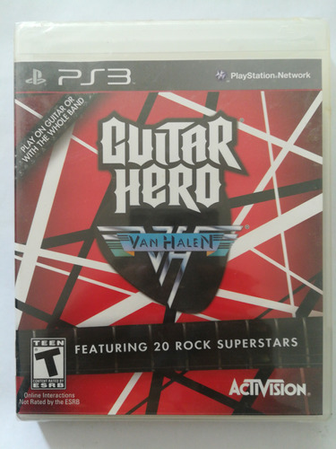 Guitar Hero Van Halen Ps3 100% Nuevo, Original Y Sellado