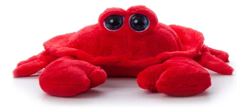 Peluche De Peluche The Petting Zoo Crab Para Niños, 23 Cm