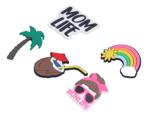 Decoración De Bolsa De Playa, 5 Unidades, Diseño De Cocotero