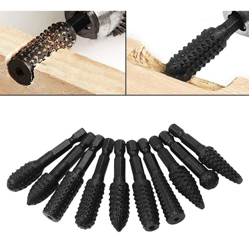 10xsteel Rotary Rasp File 1/4 \\\ Hastes Rotary Craft Limas