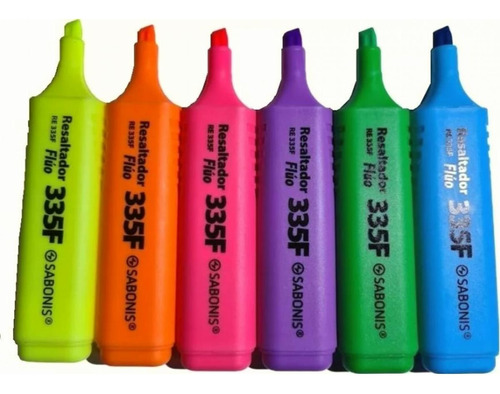 Resaltador Marcatextos Sabonis Re-335fs Colores