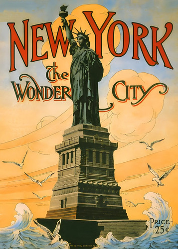 Poster New York City Autoadhesivo 100x70cm#1313
