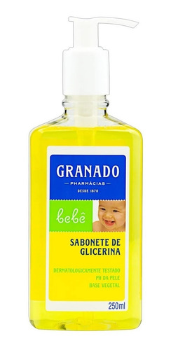 Sabonete Líquido De Glicerina Granado Bebê 250 Ml - Natural