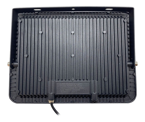 Refletor Led Holofote 400w Luminária Branco Frio Bivolt Cor Da Carcaça Preta