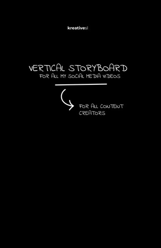 Libro: Storyboard Vertical Para Todos Os Meus Vídeos De Mídi