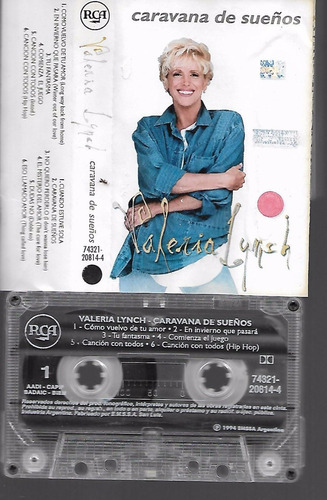 Valeria Lynch Caravana De Sueños Lamina Con Humedad Cassette