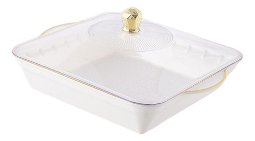 Bowl De Frutas Con Tapa Para Servir La Bandeja 325x28x65cm