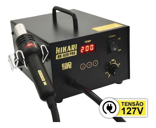 Estação De Retrabalho Em Smd Digital Hikari Hk-939 Pro 110v