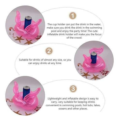 5 Soportes Inflables Para Cerveza, Diseño De Ángel, Con Dise