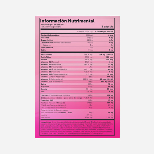 Evervital Women Suplemento 30 Cápsulas (6 Piezas) Sabor Sin Sabor