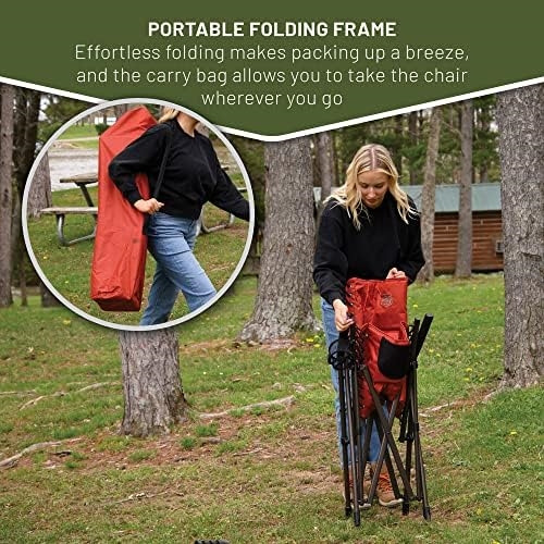 Timber Ridge Bungee - Silla Plegable Para Camping, Resistent