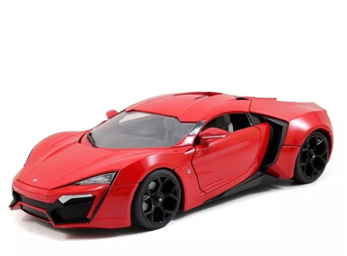 Rápido Y Furioso 7 Lykan Hypersport Escala 1/18 Jada Once