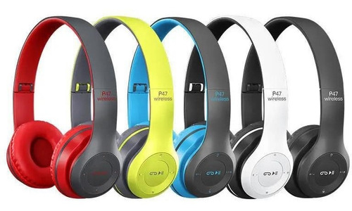 Imagem 1 de 5 de Fone De Ouvido Sem Fio Wireless 5.0 Headphone Dobrável Bluet