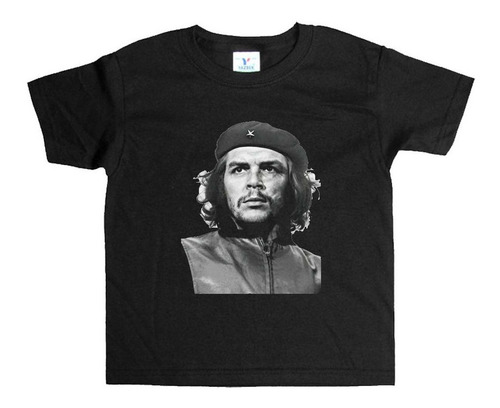 Remera Negra Adultos Che Guevara R3