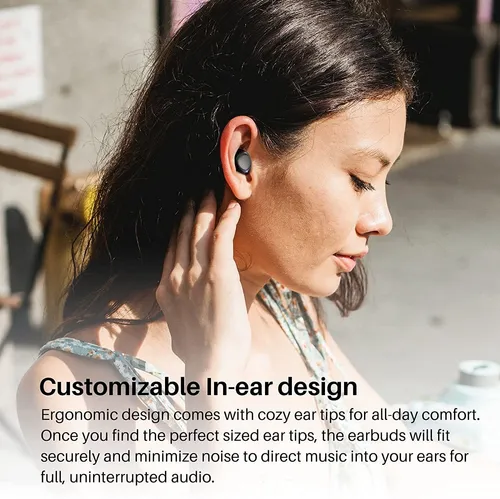 Mini Auriculares Inalambricos Con Microfono | Color Negro