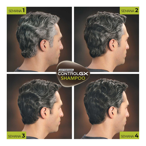 Shampoo Just For Men Control Gx, Desvanecedor Progresivo