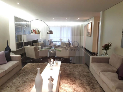 Imagem 1 de 15 de Lindo Apartamento, Totalmente Equipado E Mobiliado, 250m² De Área Útil, 3 Suítes, 4 Vagas. - Em50849