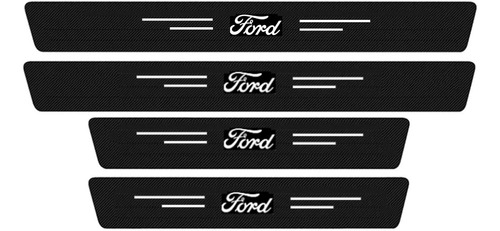 Protector De Piso Lateral Estribo Logo Ford Genérico