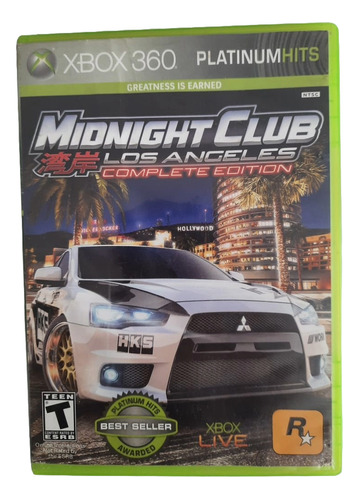 Midnight Club Los Angeles Complete Edition Xbox 360 Original (Recondicionado)
