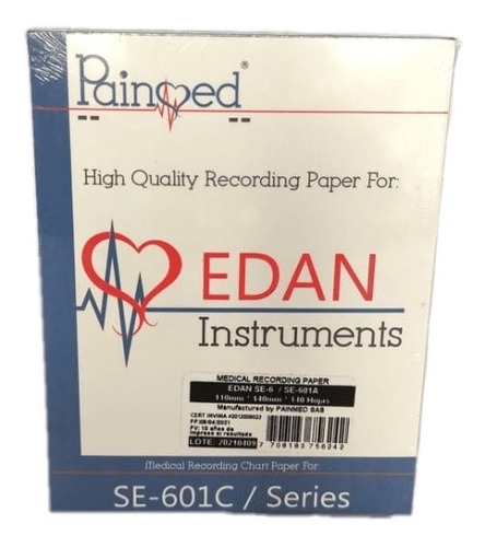 Papel Resma Electro Edan 110mm X 140mm X 140 Hoja X 5 Unid