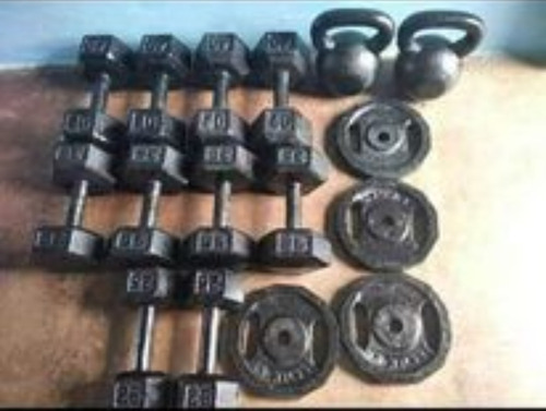Imagen 8 de 10 de Pesas Rusas , Discos , Mancuernas Gimnasio