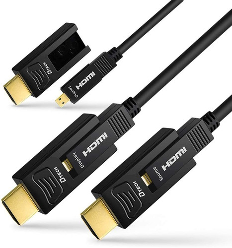 Cable Hdmi De Fibra Optica Dtech De 150 Pies 4k 60hz 18gbps