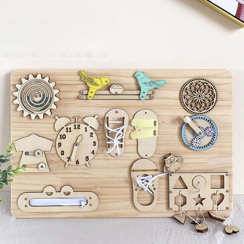 Montessori Busy Board Part Busy Board Accesorio Para Niños