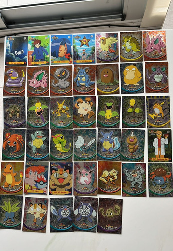 Pokemon Topps Foils Brillantes Serie 1 Año 1999