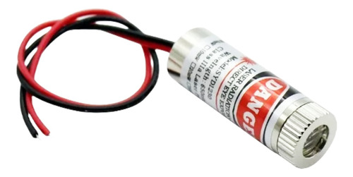 Led Laser 3v-5v 5mw 650nm Rojo Lente Cables Arduino (elegir)