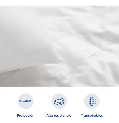 Juego De Sábanas Luuna Algodón Satín, Queen Size
