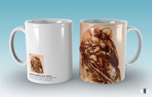 Taza Mug Diseño Da Vinci - Botticelli Naci De Venus Y Más