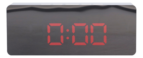 Reloj Digital De Reloj De Despertador De Espejo Led Con Modo