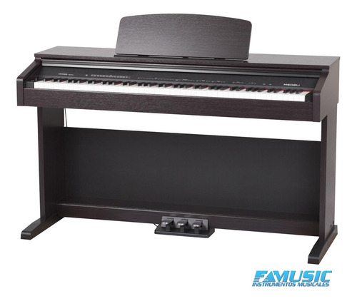 Imagen 3 de 10 de Piano Electrico Medeli Dp250rb Con Mueble - Cuotas