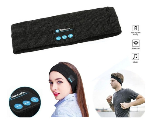 Diadema Banda Deportiva Con Audifonos Inalambrica Bluetooth 