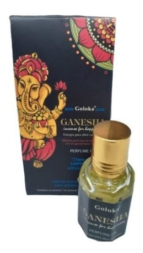 Óleo Perfumado Indiano Goloka Ganesha 6un.10ml Abre Caminhos