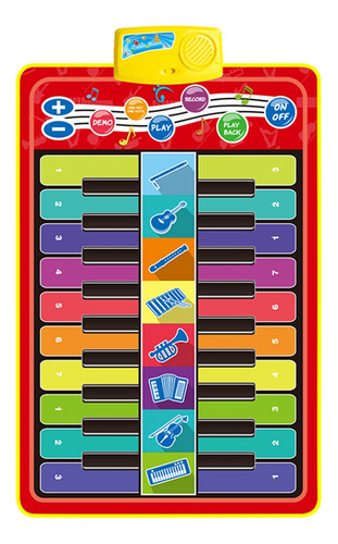 S Toys Para Niños De 1 Año, Regalos, Alfombrilla De Piano, J