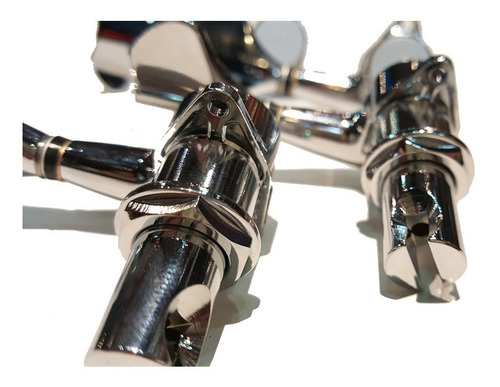 Clavijas Gotoh 2+2 Cromadas Para Bajo Cuotas