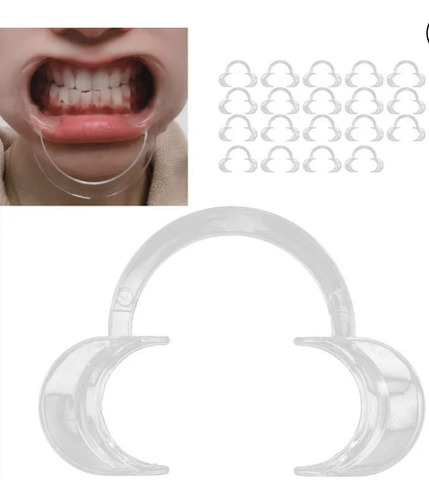 Retractor De Mejillas, Abridor De Boca 5 Piezas Transparente