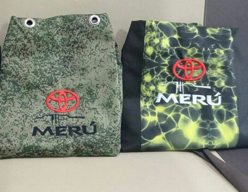 Forros Impermeables Camuflado Pixelado Toyota Meru