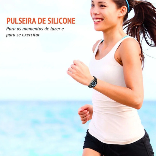 Smartwatch Amax Ultra Relógio Inteligente Com 2 Pulseiras