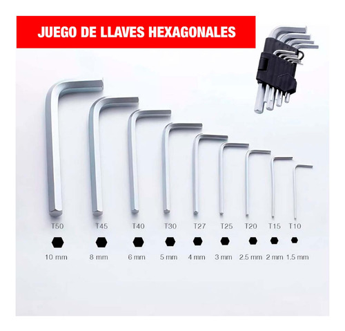 Set Juego De Dados Tubo 24pcs 12'' Ingco + Llave Allen